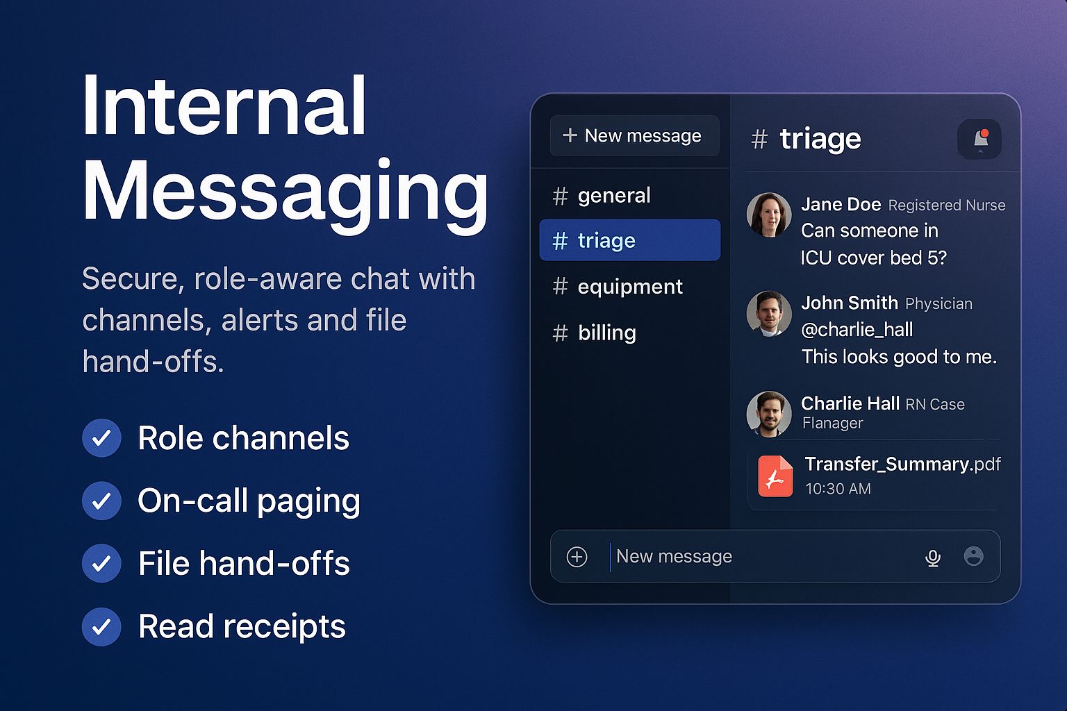 Internal Messaging